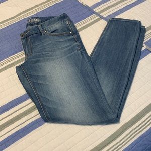 Express Stella low rise jean leggings